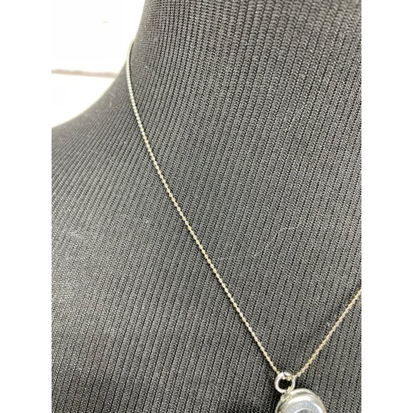 Forever in My Heart Floating Locket Memorial Cross Bless My Mom Wing Charm Neckl - Picture 6 of 7